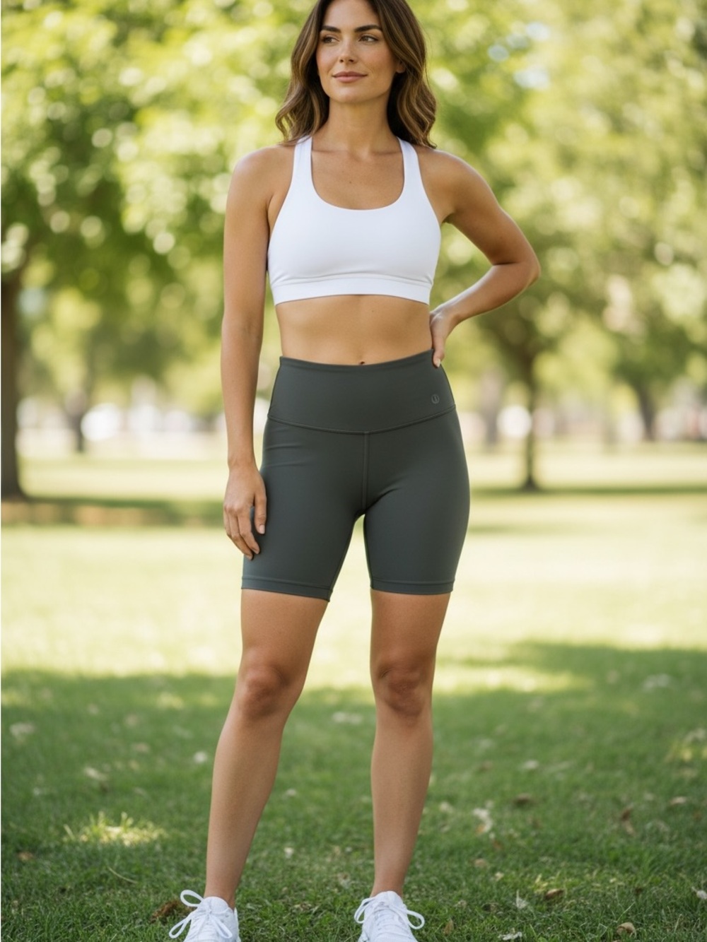 NWT Lululemon Wunder Train HR Short 6" Palm Deco Size 10